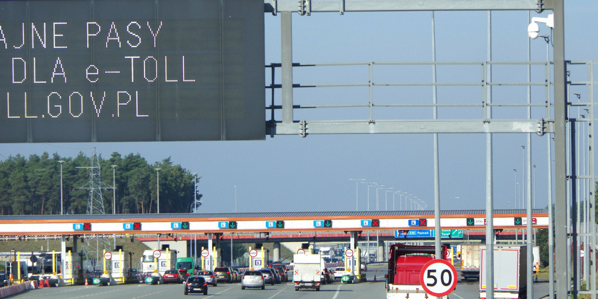 System e-TOLL pozwala omijać bramki na autostradach