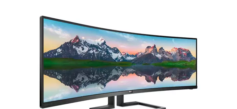 Philips 498P9 zaprezentowany. Monitor o rozmiarach dwóch wyświetlaczy WQHD