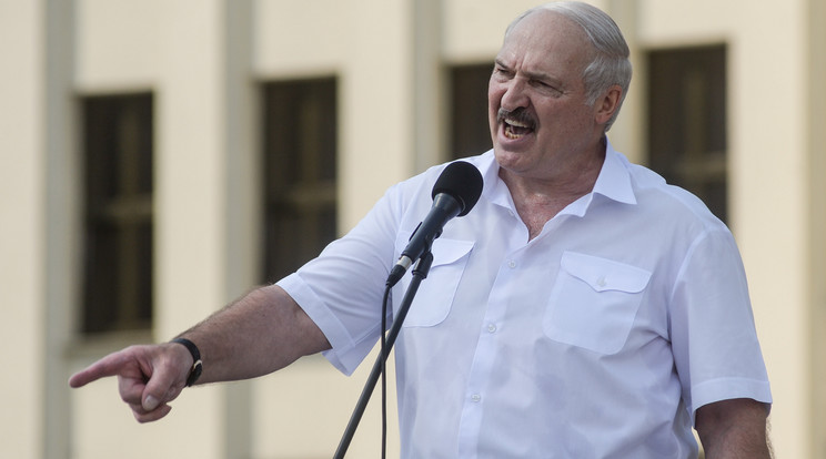 Európa utolsó diktátora, Aljakszandr Lukasenka hatalma megingott az elcsalt választás után / Fotó: MTI - EPA