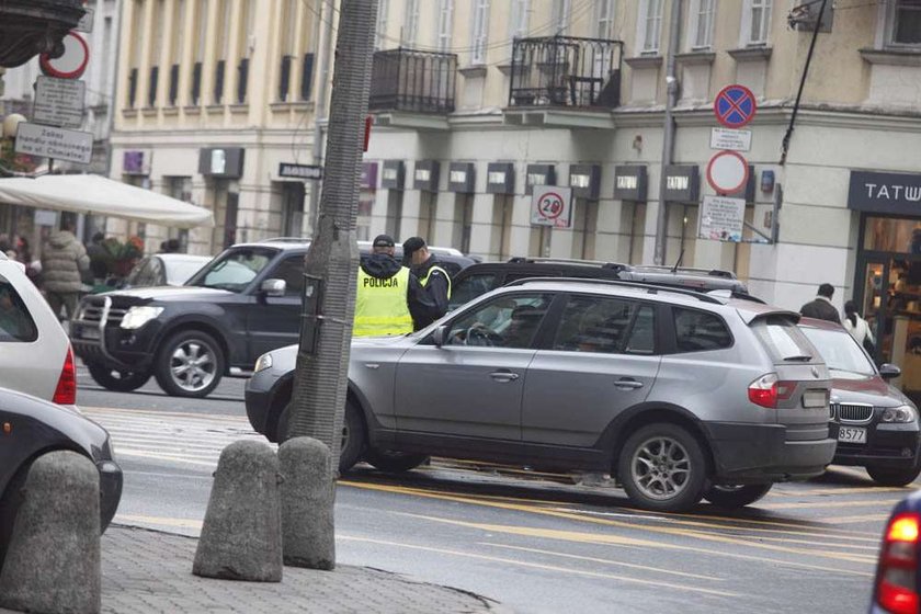 Rusin ukarana przez policję. Mandat za złe parkowanie