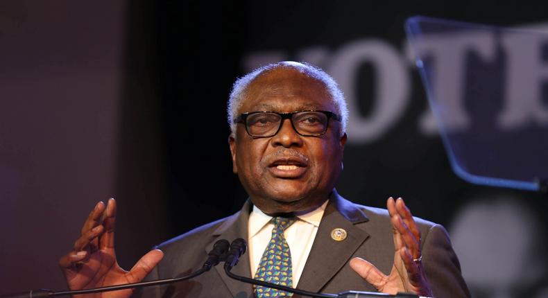 Majority Whip James Clyburn speaks onstage during the 2022 John Lewis Foundation Inaugural Gala at The Schuyler at Hamilton Hotel on May 17, 2022 in Washington, DC.