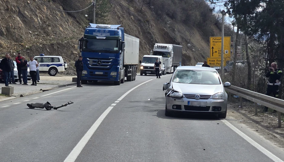 Saobraćajna nezgoda na magistralnom putu kod Novog Pazara
