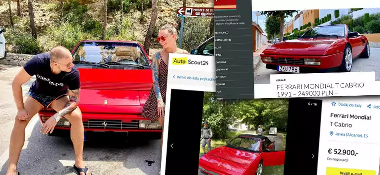 Poczuj się jak polskie gwiazdy filmów dla dorosłych – używane Ferrari Mondial od Owiaks Couple na sprzedaż 