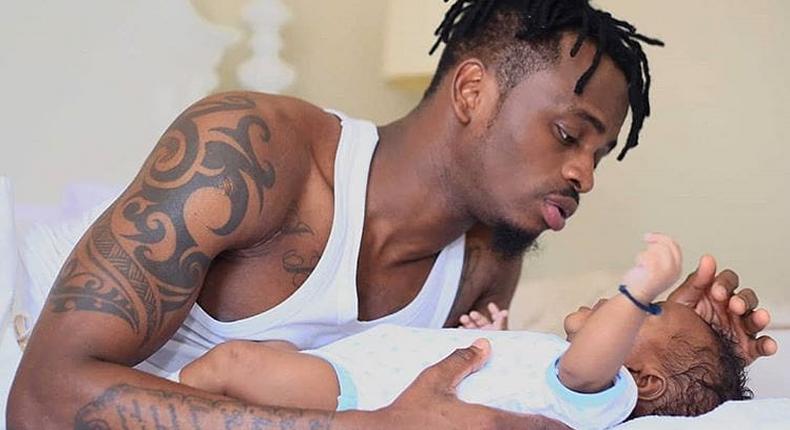 Diamond Platnumz and Tanasha Donna unveils son’s  Nasseb Junior face for the first-time (Photos)
