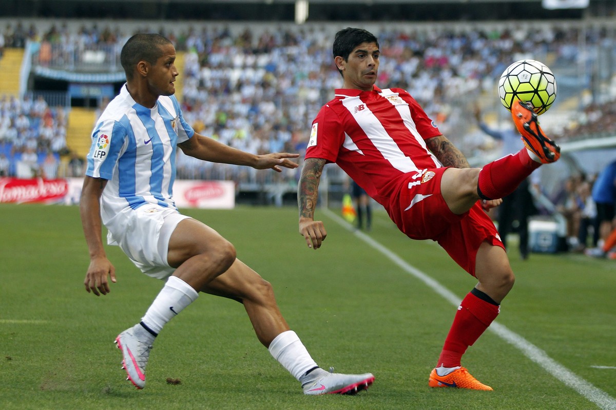 Liga hiszpańska: Malaga - Sevilla 0:0. Cały mecz Krychowiaka