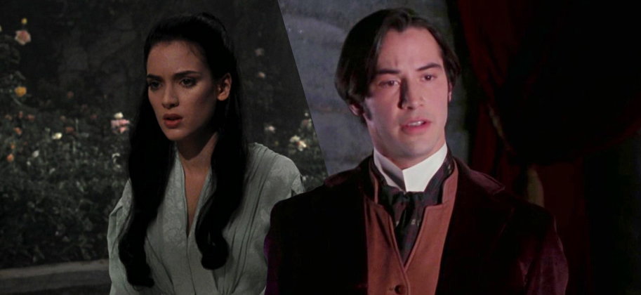 Winona Ryder i Keanu Reeves w filmie "Dracula" 