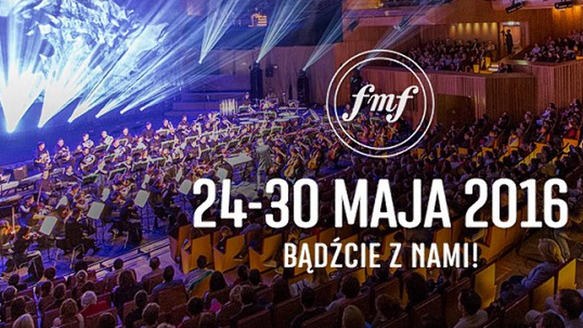 Festiwal Muzyki Filmowej 2016 odbędzie się w dniach 24-30 maja. Publiczność będzie mogła obejrzeć m.in. następujące filmy z akompaniamentem muzyki na żywo: "Dziecko Rosemary", "Dziewiąte wrota", "Matnia", "Sicario", "Teoria Wszystkiego", "Drive", "Oblivion", "Jak wytresować smoka", "Shrek", "Król Lew", "Indiana Jones i poszukiwacze Zaginionej Arki". Odbędzie się też  światowa premiera muzyki z gry "Wiedźmin 3". Festiwal Muzyki Filmowej w maju odbędzie się po raz dziewiąty.