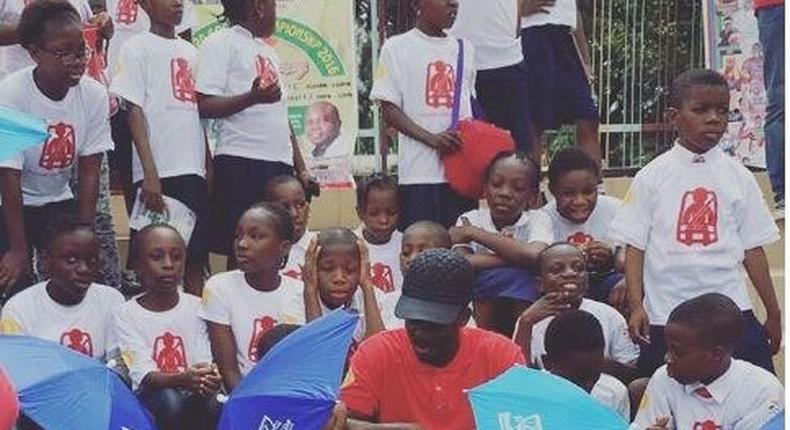 Korede Bello walks for charity