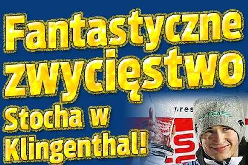 Fantastyczne zwycięstwo Stocha w Klingenthal!