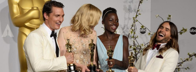 Nagrodzenia aktorzy: Matthew McConaughey, Cate Blanchett, Lupita Nyongo i Jared Leto