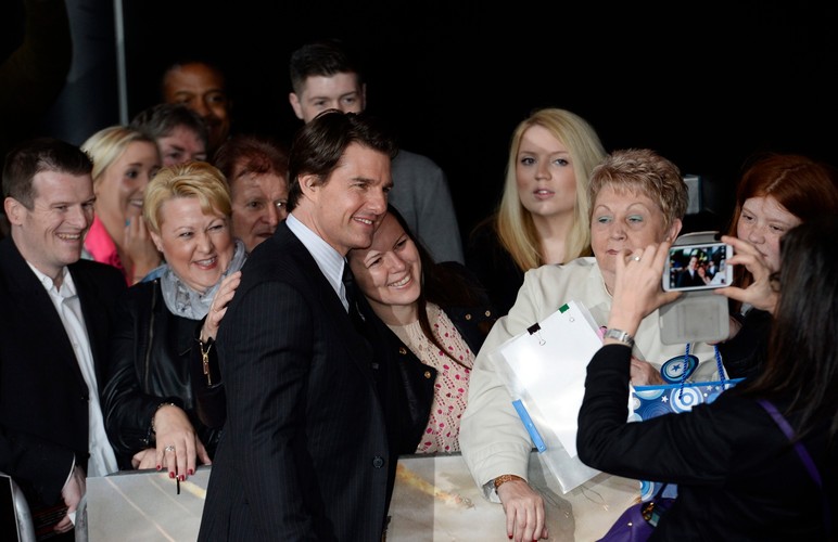 Tom Cruise na premierze 'Na skraju jutra' w Londynie