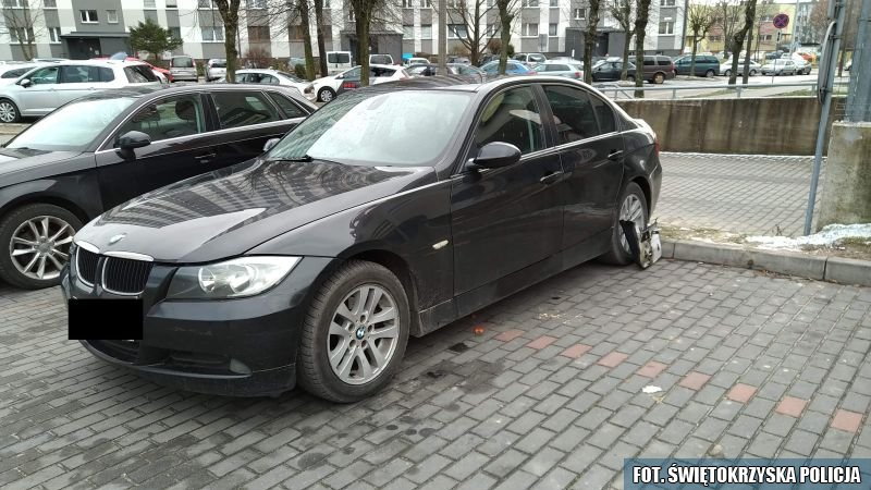 21-latek przez dziesięć godzin próbował odpalić BMW. Złapał go właściciel