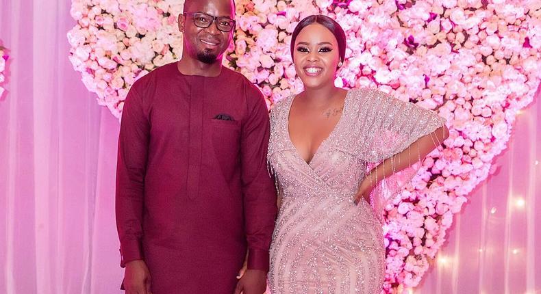 Actress Lulu Michael with her Husband to be Majizzo. Elizabeth Lulu holds traditional wedding days after completing jail term