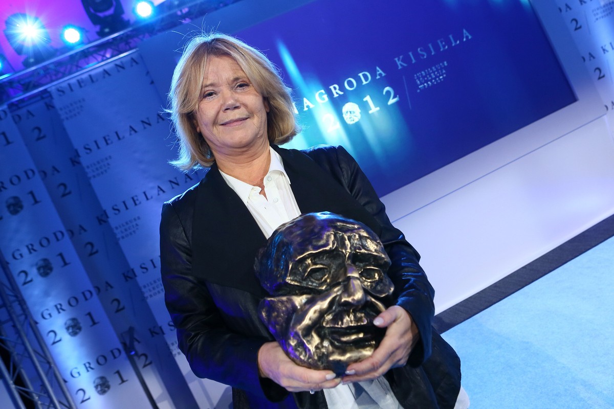 Joanna Solska na rozdaniu Nagród Kisiela