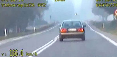 Szalony rajd! Pijany gnał 166 km/h!