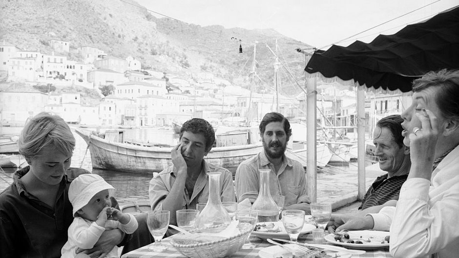 Marianne Ihlen i Leonard Cohen na wyspie Hydra w październiku 1960 r.