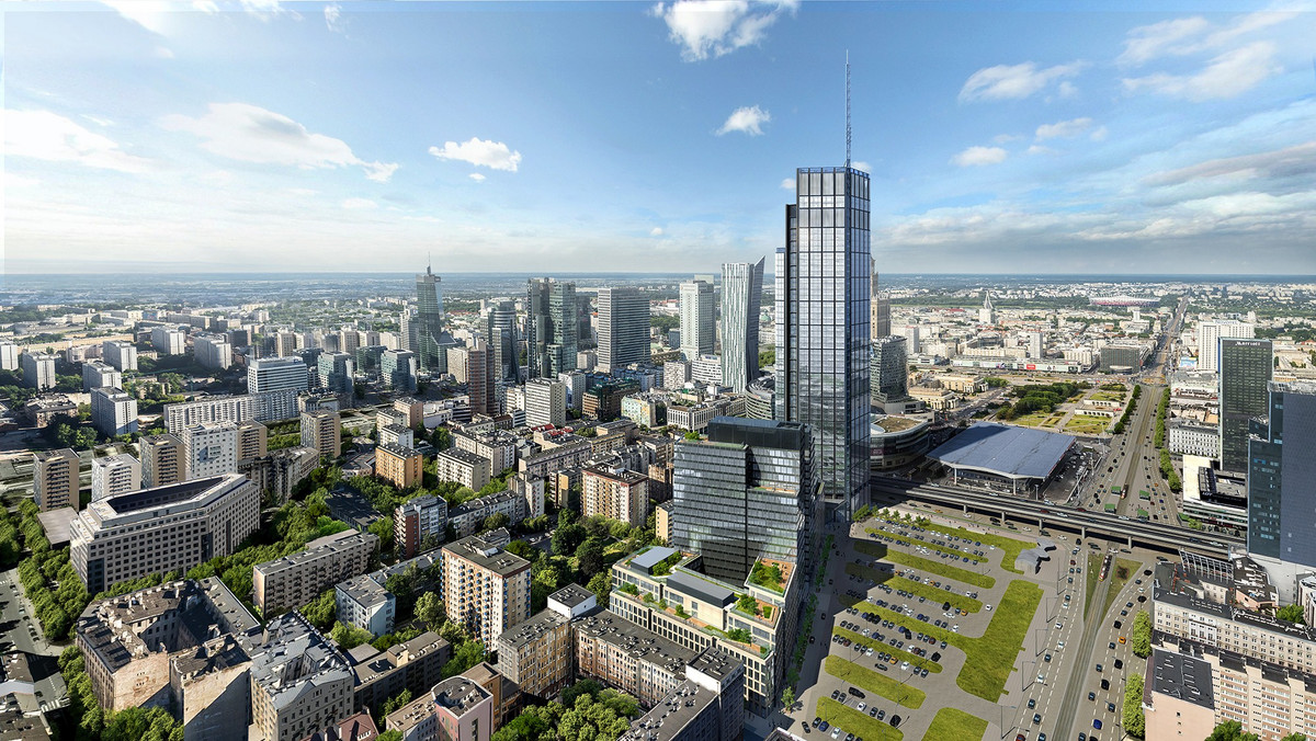 Będzie miał 310 metrów wysokości i 53 piętra. Przy Dworcu Centralnym w Warszawie rozpoczęła się już budowa Varso Tower - najwyższego biurowca w Europie Środkowej. Dziś dowiedzieliśmy się, jak będzie wyglądał nowy obiekt. Cała inwestycja, wraz z dwoma innymi budynkami, ma być gotowa w ciągu czterech lat.