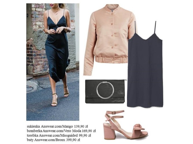 Slip dress. STYLIZACJE