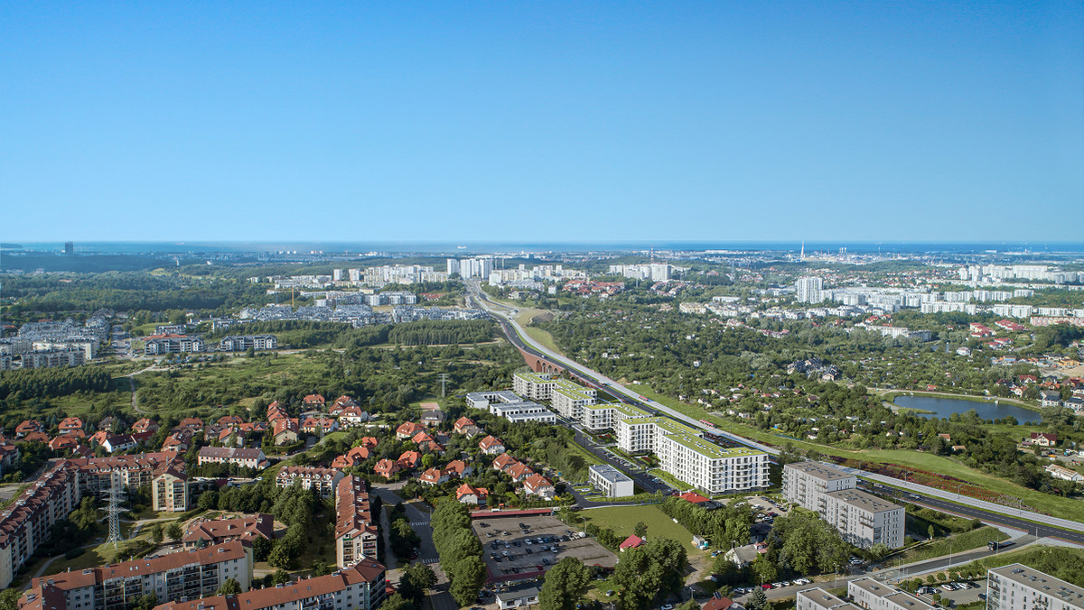 Osiedle LINEA w Gdańsku. Mieszkania na granicy Moreny i Jasienia