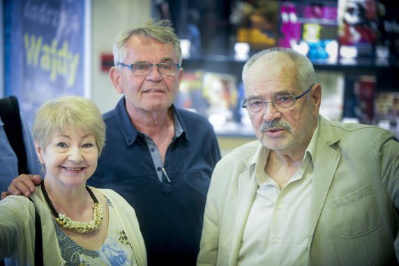 Ilona Kuśmierska, Jerzy Janeczek i Sylwester Chęciński w 2016 r.