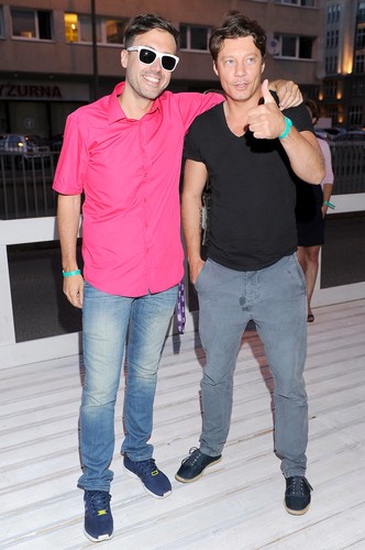 DJ Adamus i Mariusz Totoszko na koncercie Ellie Goulding