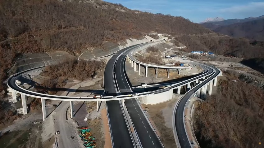 CG autoput radovi 10 foto Youtube Ministarstvo kapitalnih investicija