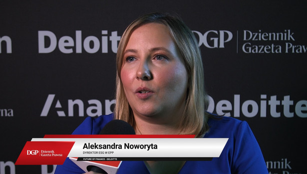 Aleksandra Noworyta- Dyrektor ESG w EPP, Future of finance- Deloitte