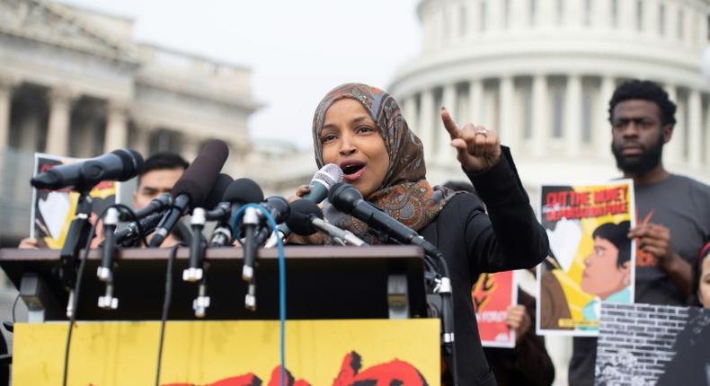 US House Democrat Ilhan Omar faces intensifying criticism after she tweeted on February 10, 2019 insinuating that US congressional support for Israel is fuled by funding from pro-Israel lobbying group AIPAC