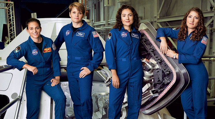 Jessica Meir, Anne McClain, Christina Koch vagy Nicole Aunapu Mann mehet első nőként a Holdra/ Fotó: NASA