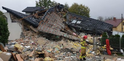 Potężny wybuch gazu w Kobiernicach. Nie żyje 70-letnia kobieta