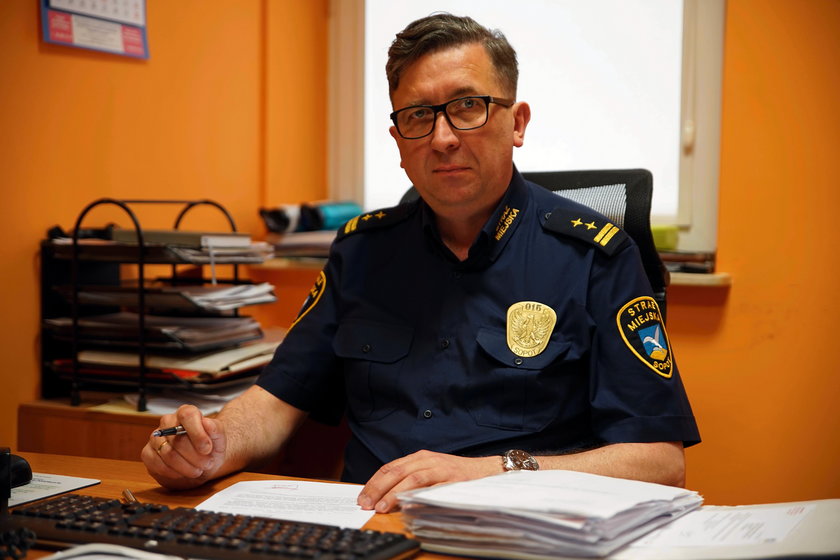 Tomasz Dusza, komendant strazy miejskiej w Sopocie
