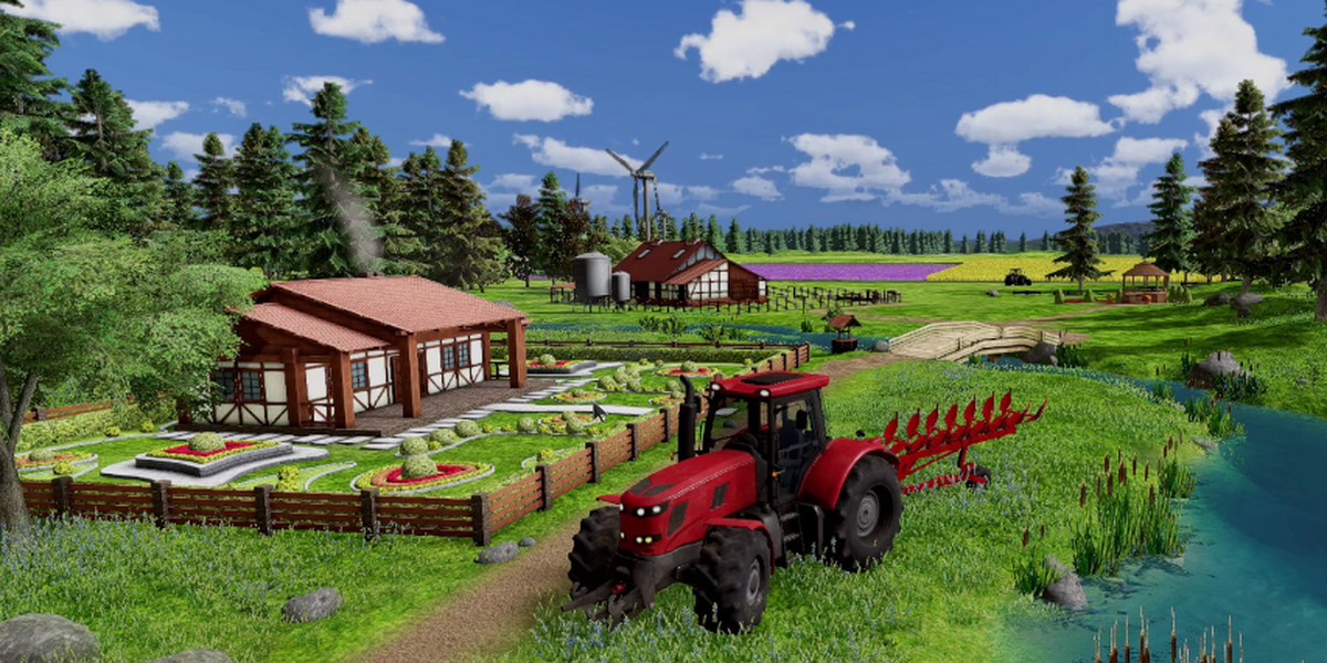 Kadry z gry "Farm Manager".