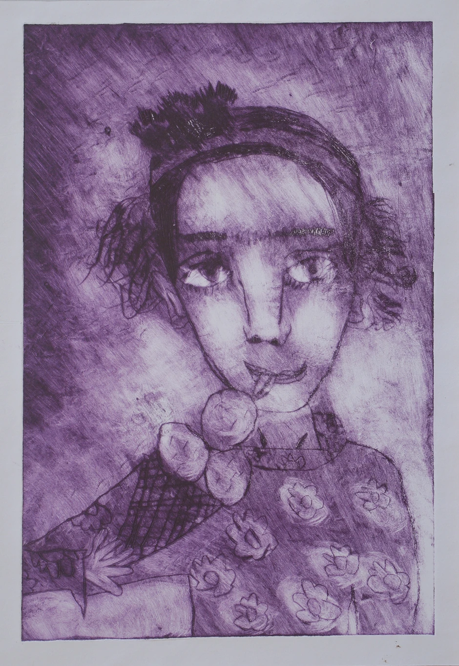 Kristína Ivanová -Autoportrét