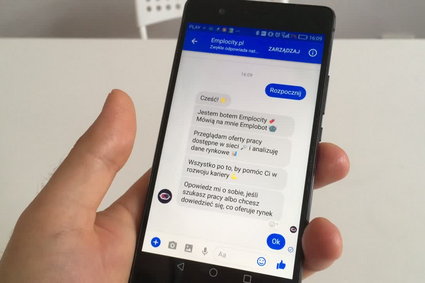 Tak wygląda szukanie pracy i rekrutacja przez Messengera. Stworzył to polski startup [WIDEO]