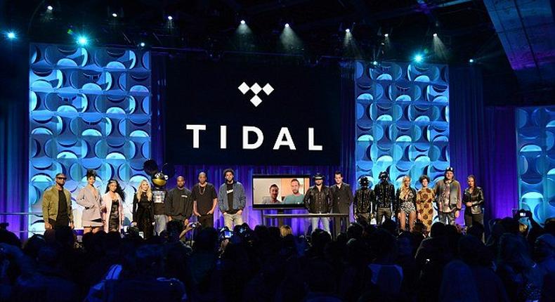 Celebrities supporting Tidal on Monday March 30, 2015