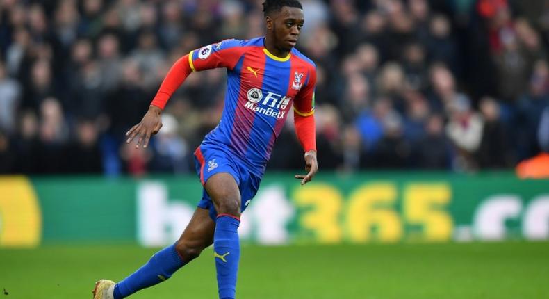 Man Utd bound: Aaron Wan-Bissaka is set for a £50 million move from Crystal Palace