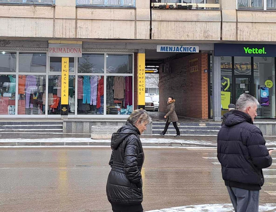 Deo Priboja gde se nalazi opljačkana menjačnica