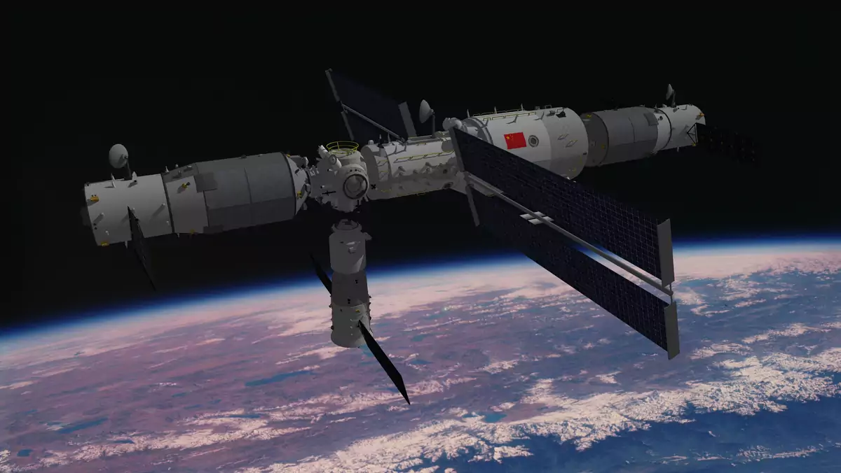 Tak wygląda lądowanie statku Shenzhou w ramach chińskiego programu kosmicznego