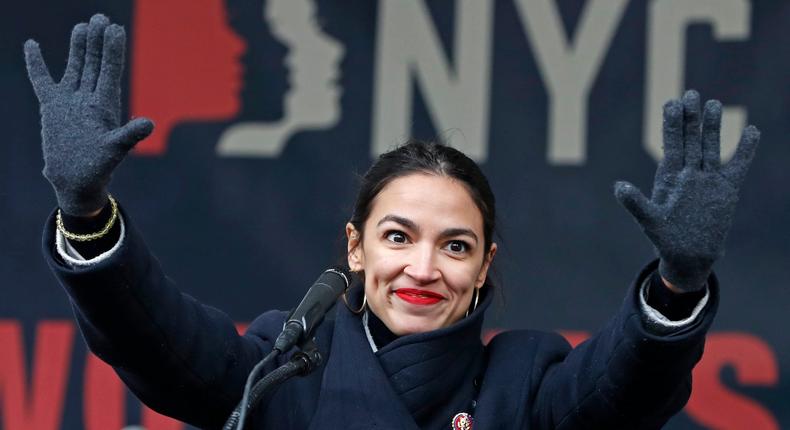 Alexandria Ocasio-Cortez Women's March