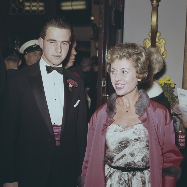 Helene Cordet z synem Maxem w 1961 r.