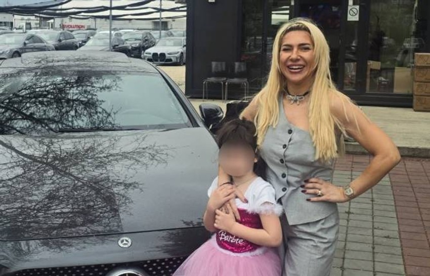 Jovana Jeremić sa ćerkom