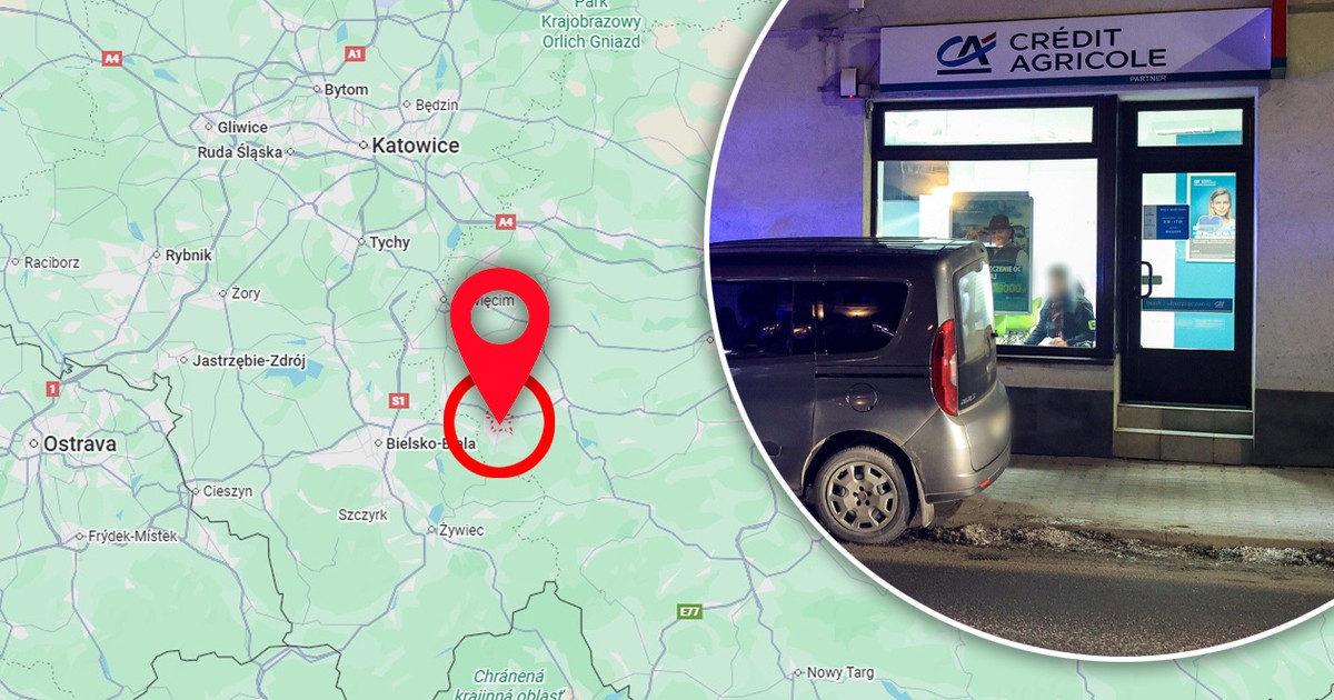 Napad na bank w Andrychowie. Policja ujawnia kulisy. Jest przełom