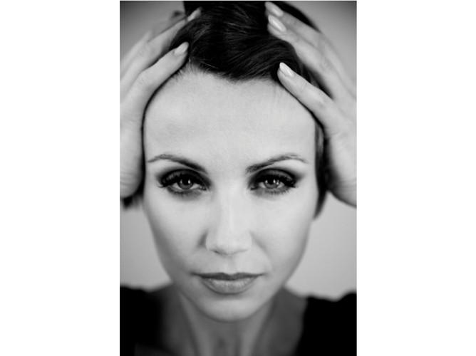 Kasia Zielińska jako top modelka w sesji wykorzystanej w filmie 'Listy do M.'