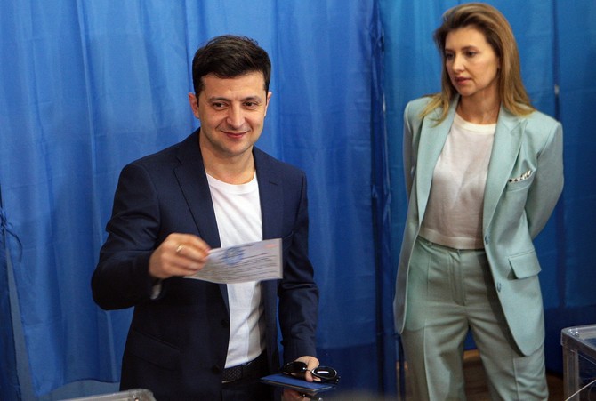 Volodimir Zelenski sa suprugom Olenom Zelenskom