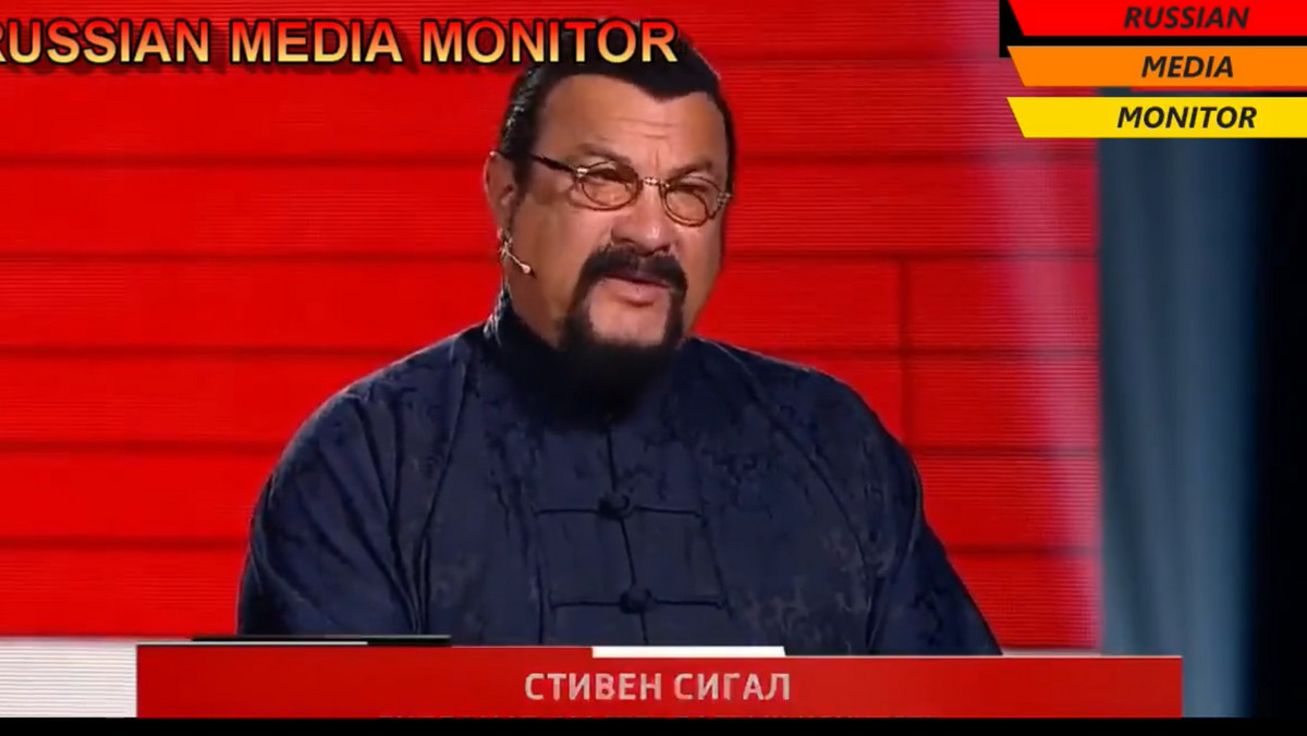 Steven Seagal w rosyjskiej telewizji. "Jestem Rosjaninem. To mój dom"