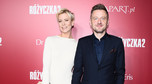 Anita Werner i Michał Kołodziejczak na premierze filmu "Różyczka 2"