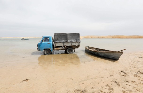 The Wider Image: Aral Sea: big fish is back in small pond