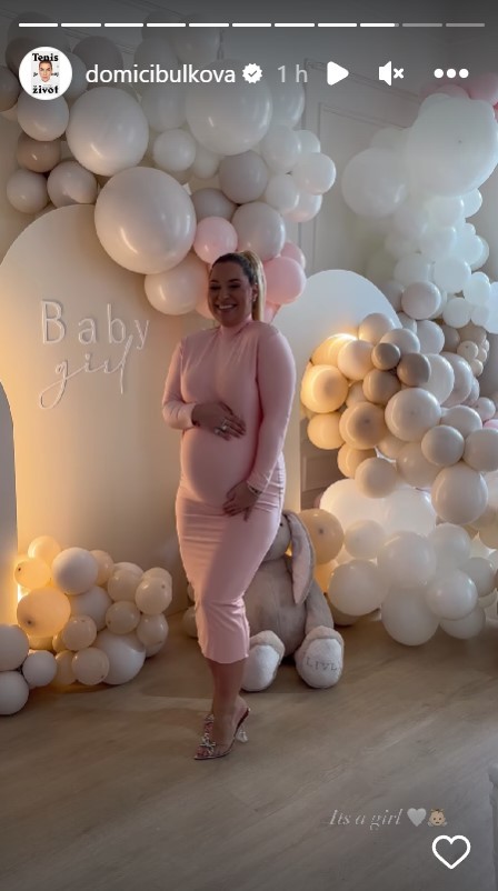 Bývalá tenistka Dominika Cibulková bude mať dievčatko.