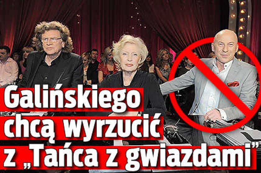 Chcą wyrzucić Galińskiego z "Tańca z gwiazdami"?