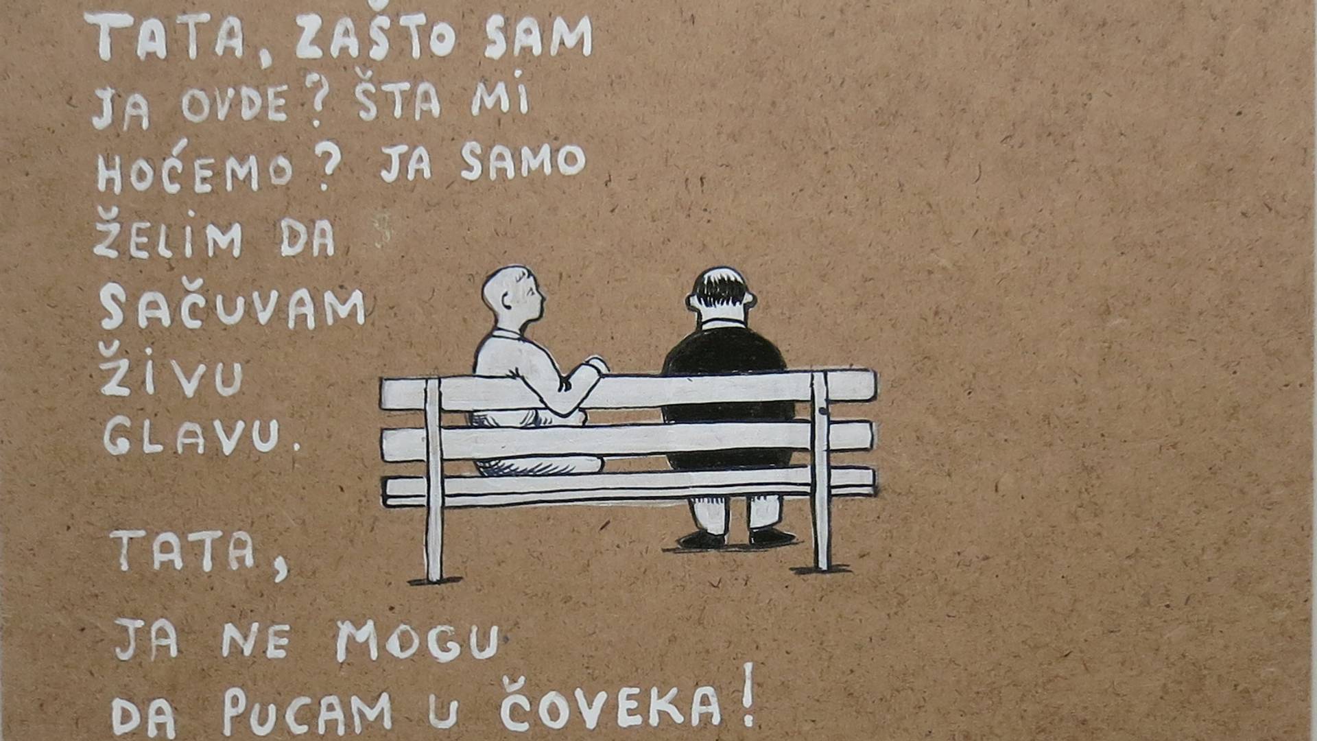 "Tata, ja ne mogu da pucam u čoveka": Ilustracije devedesetih iz ugla vojnika